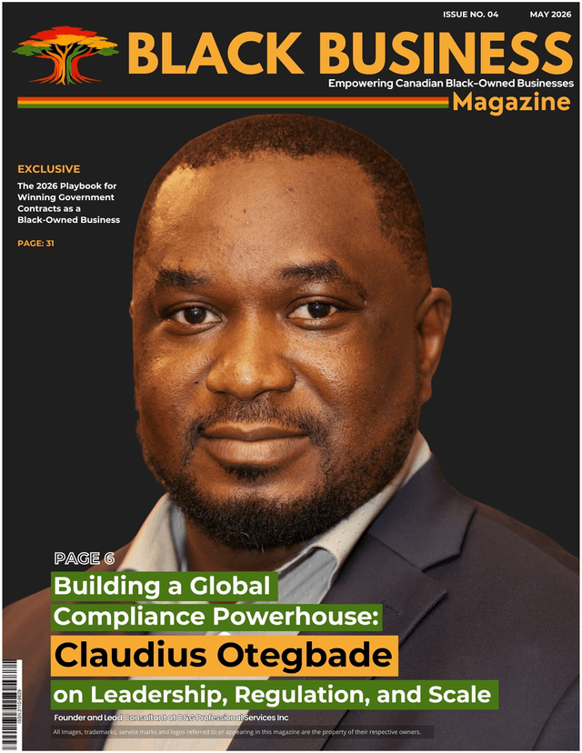 Black Business Magazine cover