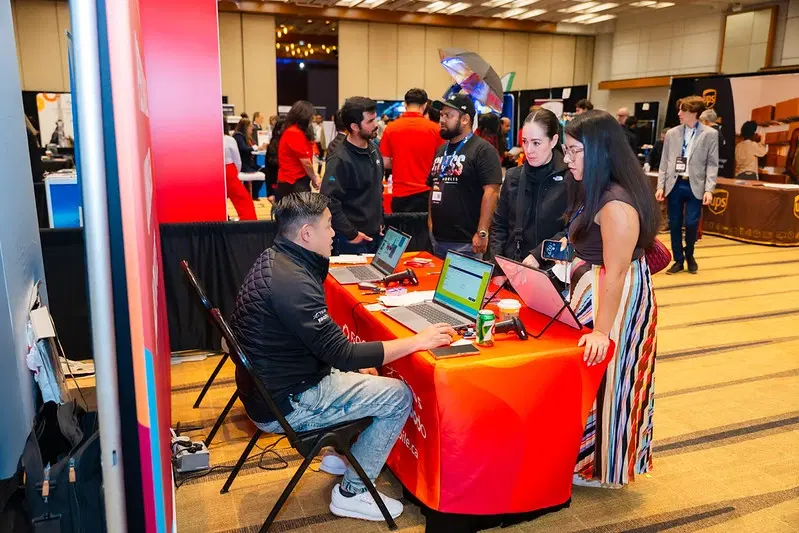 Sponsors and exhibitors at the Summit