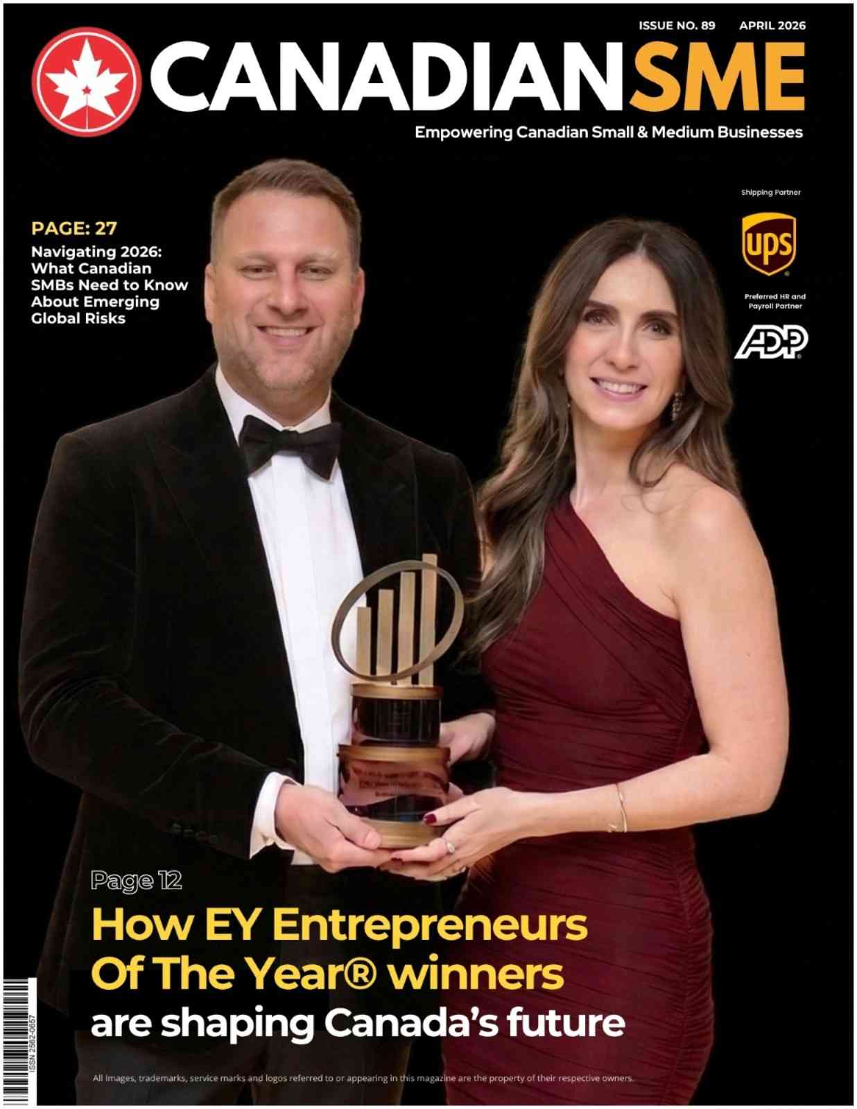 CanadianSME Small Business Magazine, April 2026 cover