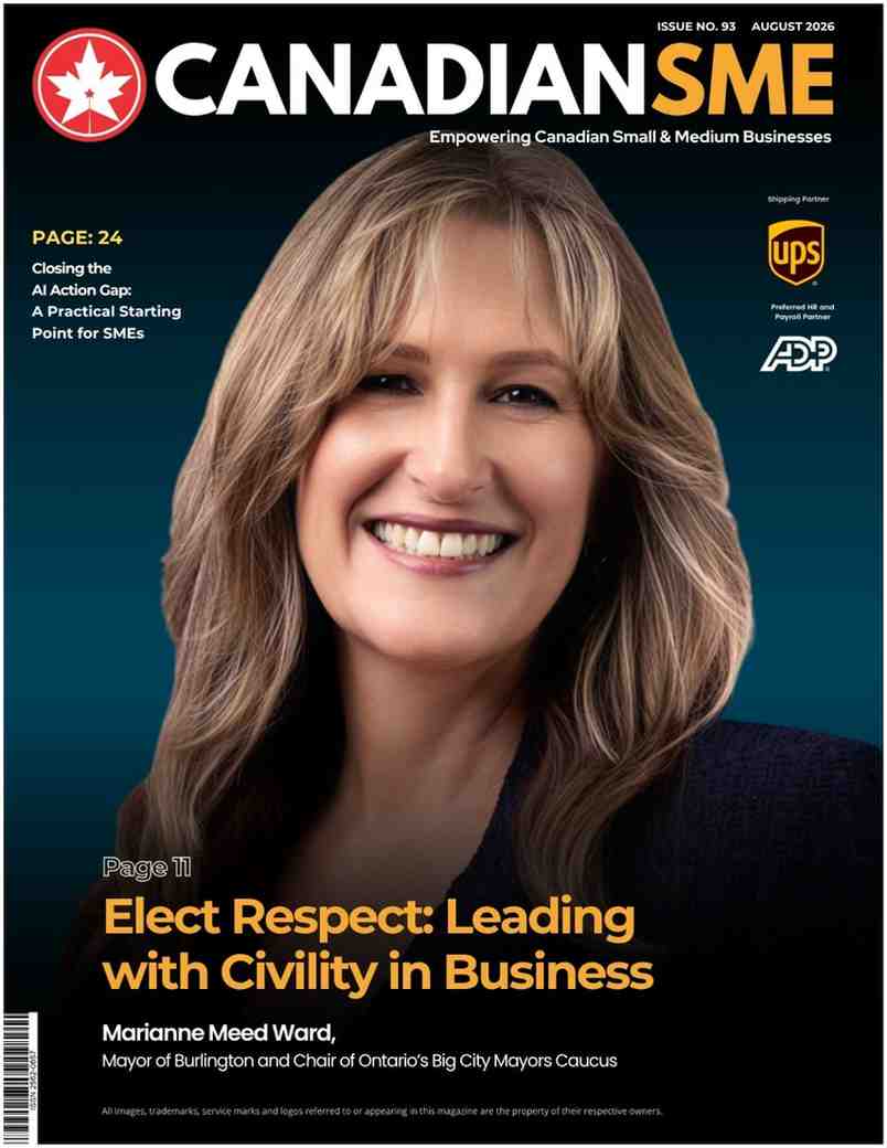 CanadianSME Small Business Magazine, August 2026 cover