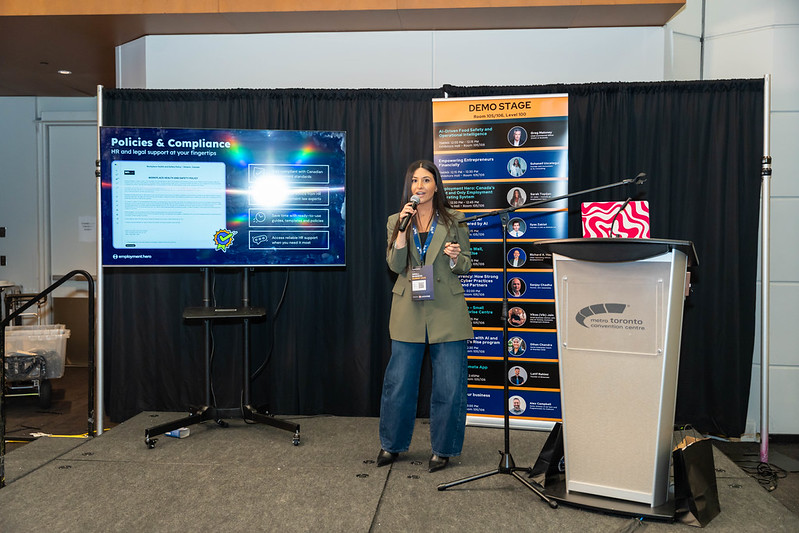 Demo Stage Presentation at the CanadianSME Small Business Summit, photo 1