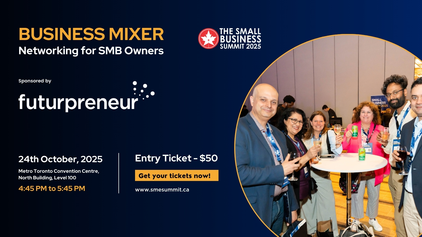 Business Mixer Networking Sponsorship at the CanadianSME Small Business Summit, photo 2