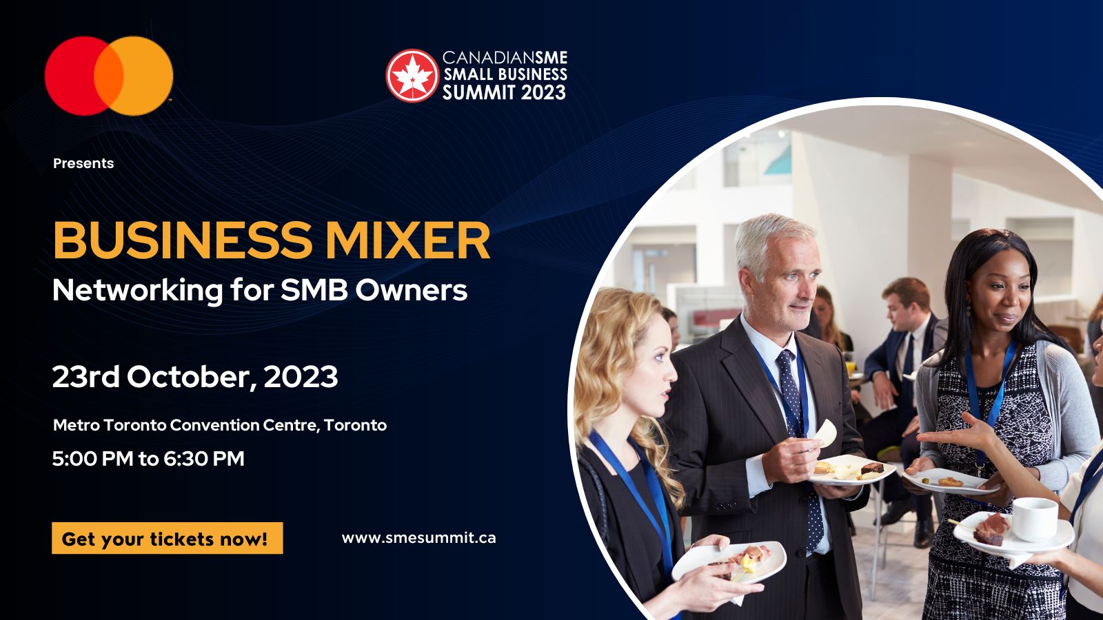 Business Mixer Networking Sponsorship at the CanadianSME Small Business Summit, photo 1