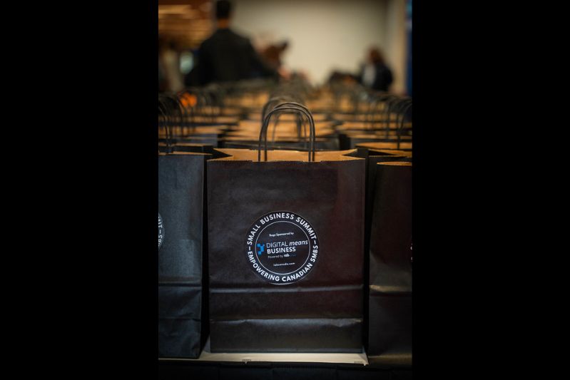 Delegate Bag Sponsorship at the CanadianSME Small Business Summit, photo 2