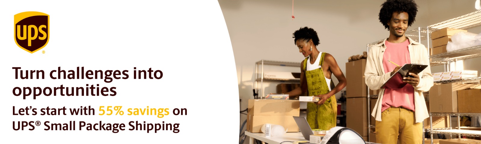 UPS — Save 50% on Small Package Shipping for CanadianSME community